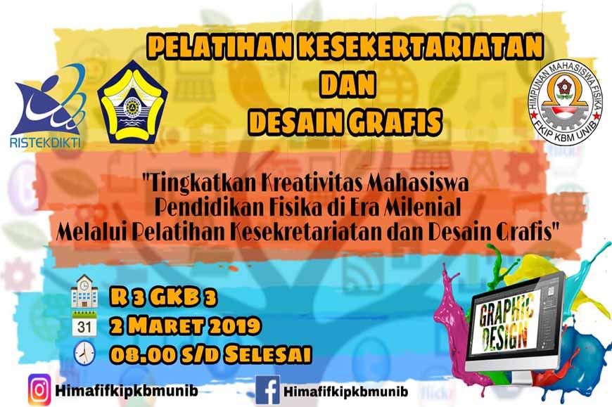 Pelatihan Kesekretariatan dan Desain Grafis 2019