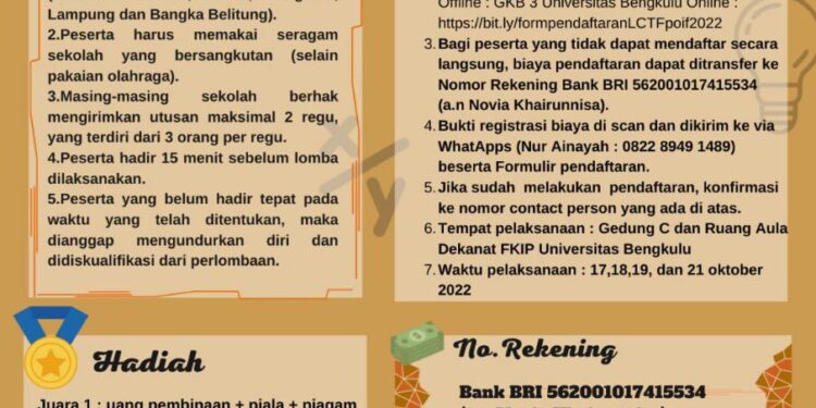 LOMBA CEPAT TANGGAP FISIKA POIF XXIV PLUS 2022