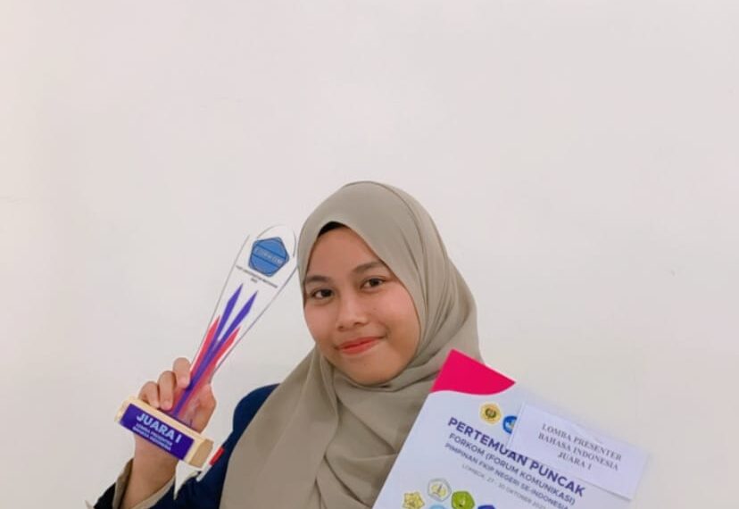 JUARA 1 LOMBA PRESENTER TINGKAT NASIONAL