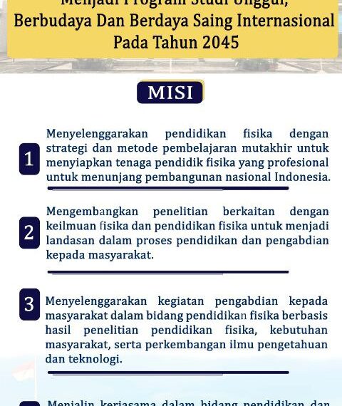 VISI MISI PENDIDIKAN FISIKA UNIVERSITAS BENGKULU