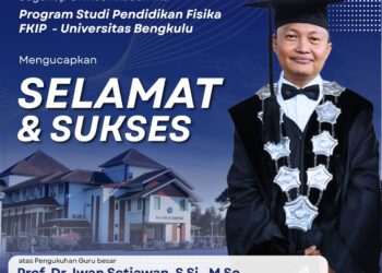 Pengukuhan Guru Besar Prof. Dr. Iwan Setiawan, S.Si., M.Sc tahun 2025