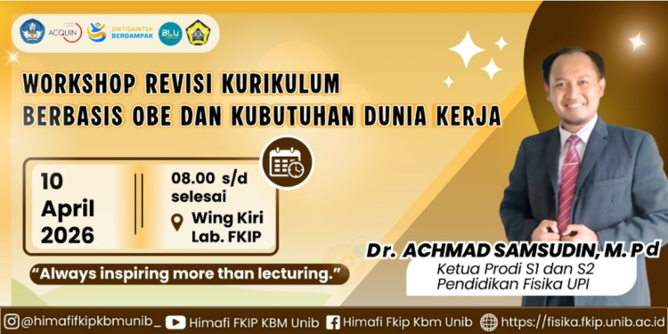 PRESS RELEASE WORKSHOP PENYUSUNAN DAN REVISI KURIKULUM BERBASIS OUTCOME BASED EDUCATION (OBE) 2026