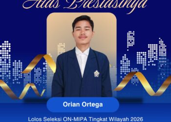MAHASISWA PENDIDIKAN FISIKA LOLOS SELEKSI ON-MIPA TINGKAT WILAYAH TAHUN 2026