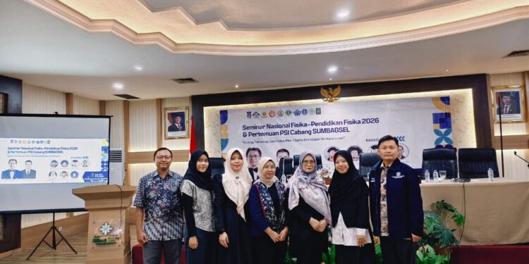 DOSEN PENDIDIKAN FISIKA UNIVERSITAS BENGKULU BERPARTISIPASI DALAM SEMINAR NASIONAL FISIKA-PENDIDIKAN FISIKA 2026 DAN PERTEMUAN PSI CABANG SUMBANGSEL