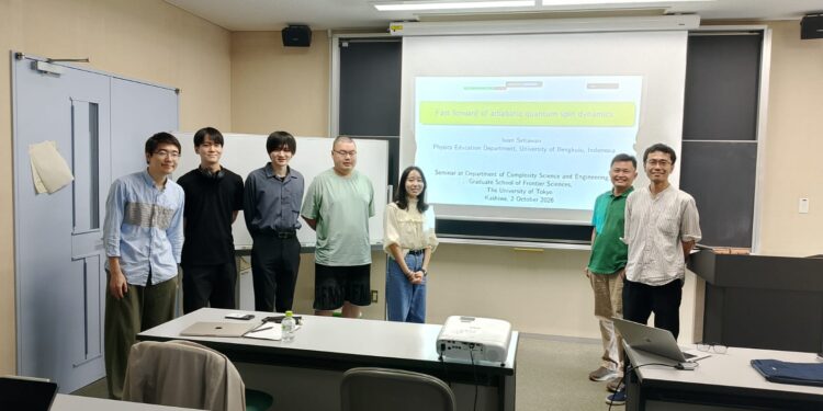 PERKUAT RISET FISIKA KUANTUM DI KANCAH INTERNASIONAL, Prof. Dr. Iwan Setiawan, S. Si., M. Sc., BERKOLABORASI DENGAN THE UNIVERSITY OF TOKYO